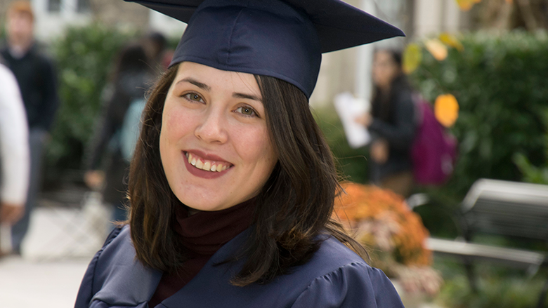 Natalie Haggard fall 2017 commencement